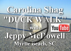 carolina shag duck walk